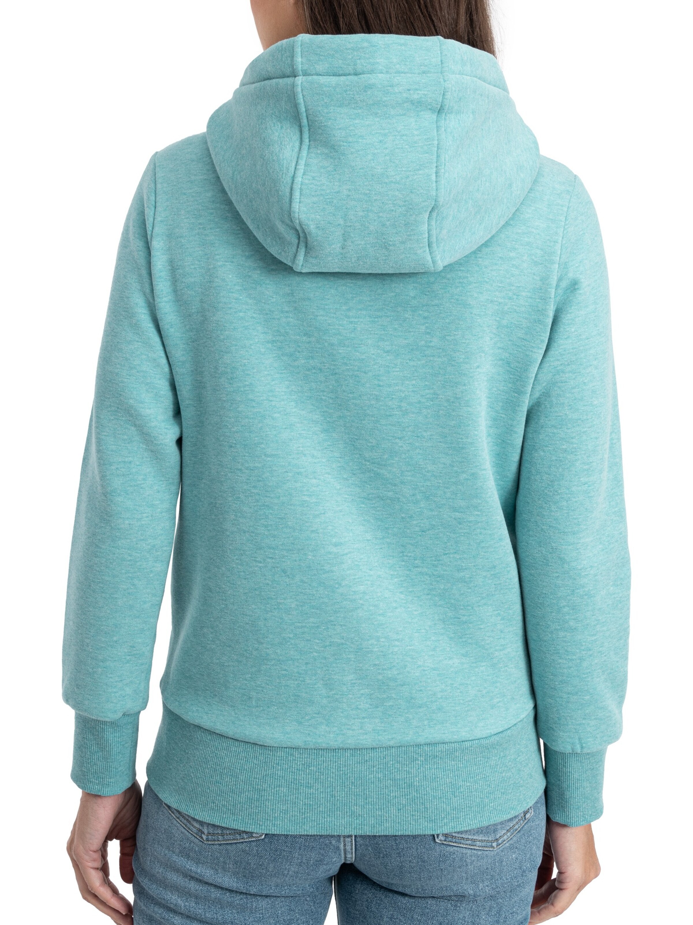 deproc Sweatvest 'FinjaCMYK II' in Blauw