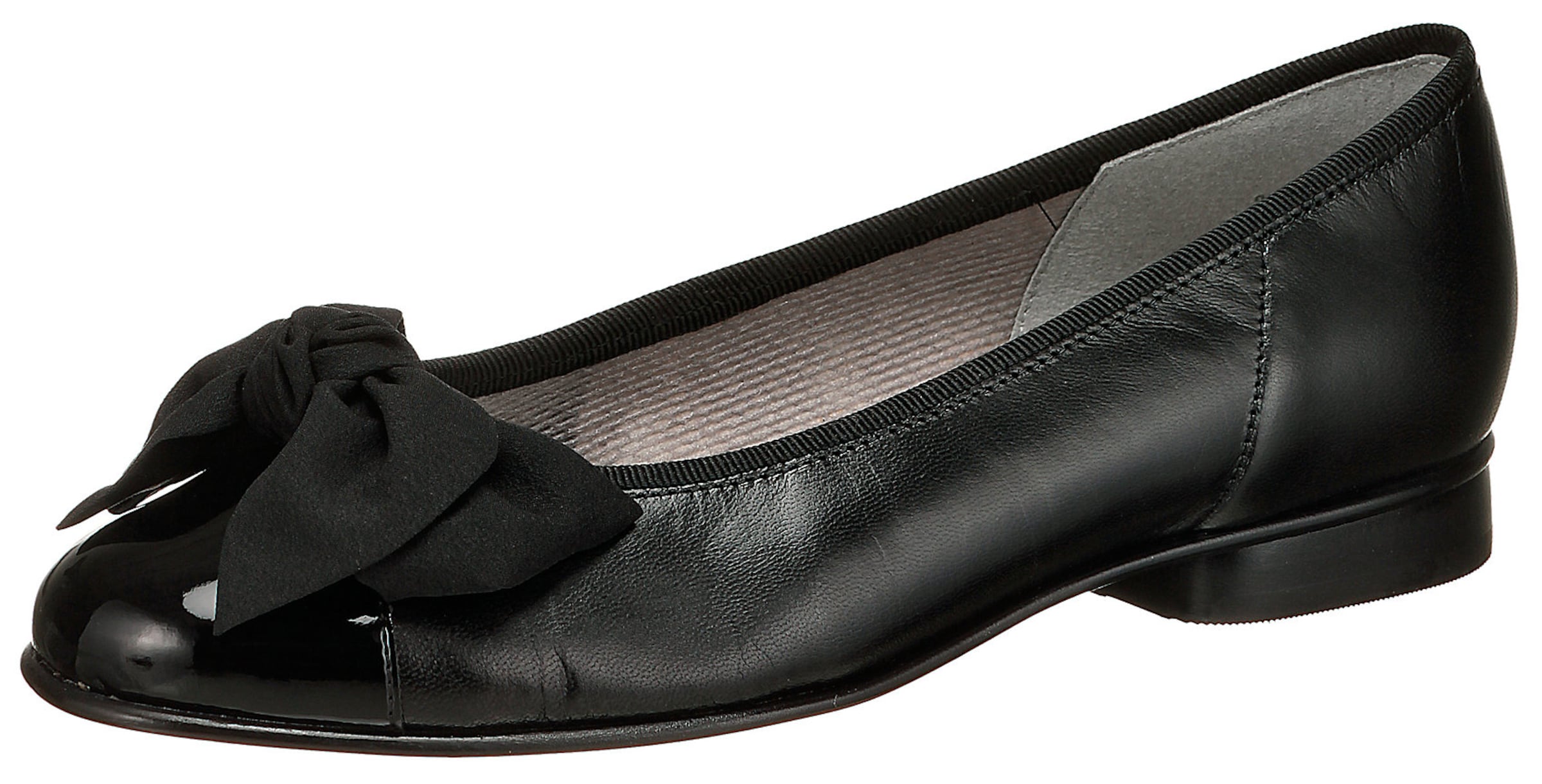 Ballerines GABOR en noir : devant