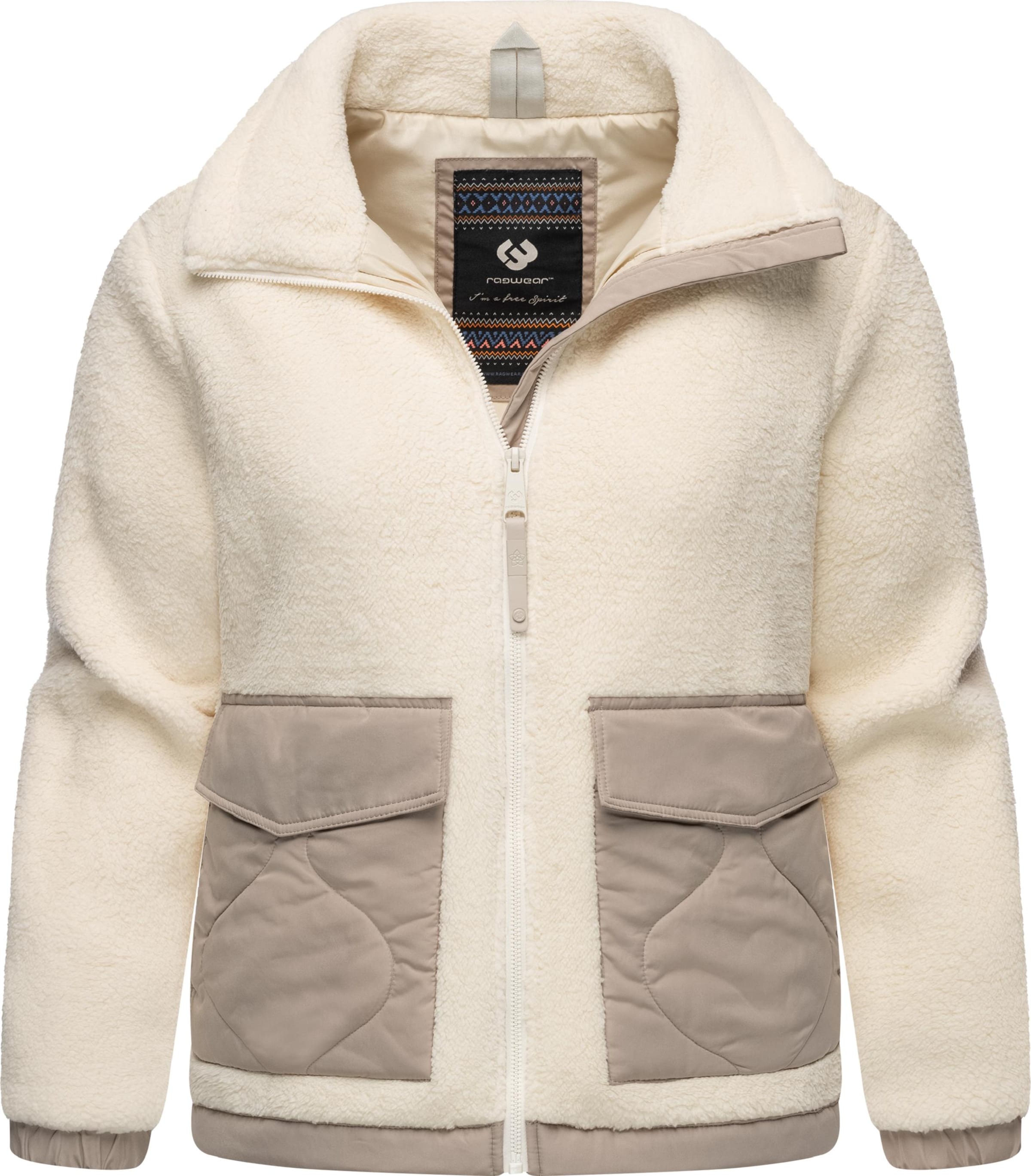 Ragwear Přechodná bunda 'Arctika' – bílá: přední strana