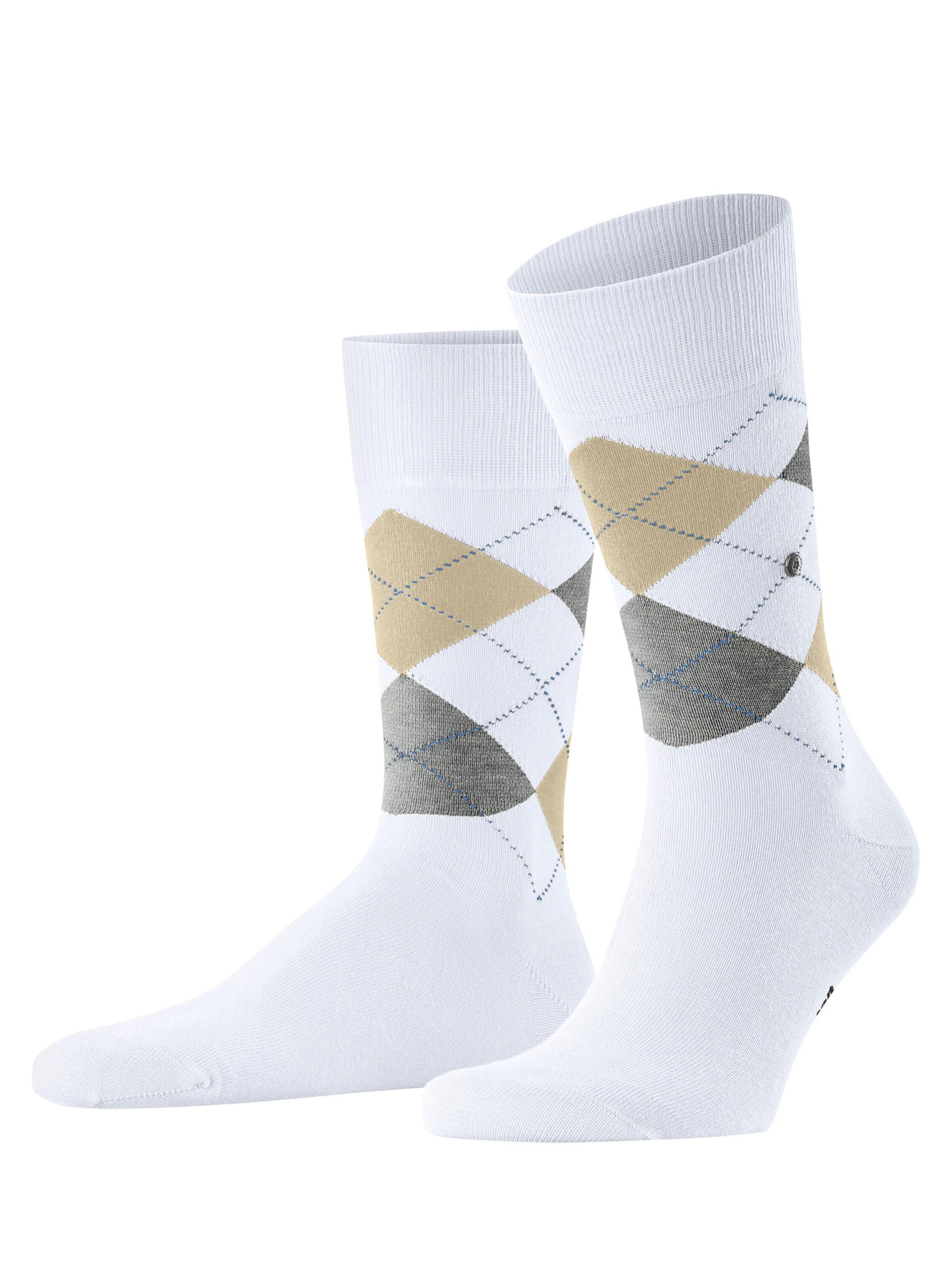 BURLINGTON Socks 'King' in White: front