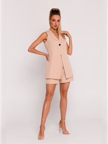 made of emotion - Chaleco 'M776' en beige