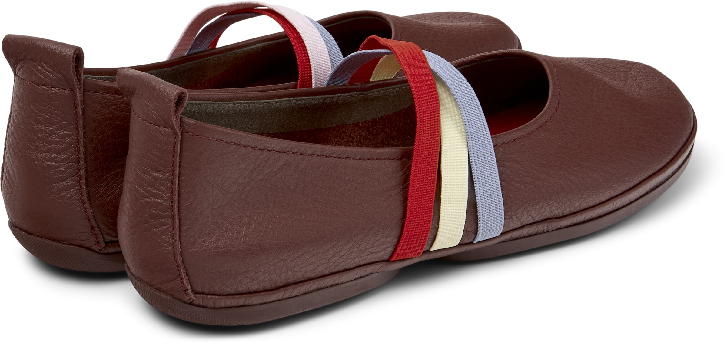 Ballerina con cinturino 'Right Nina' di CAMPER in rosso