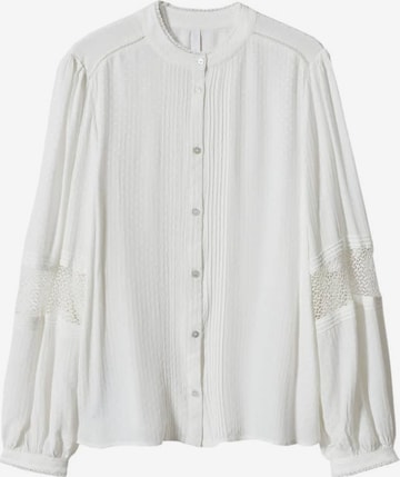 MANGO Blouse 'Lali' in White: front