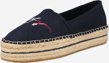 TOMMY HILFIGER Espadrilky – modrá: přední strana