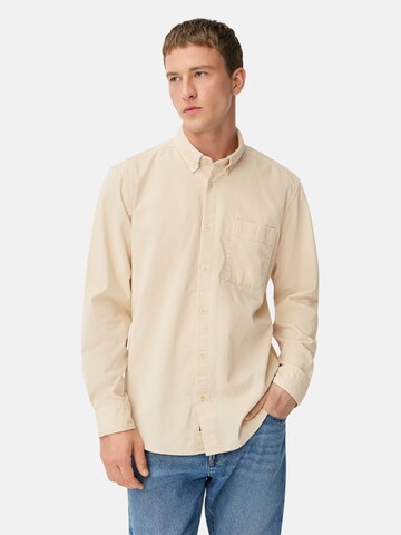 CAMEL ACTIVE Regular fit Button Up Shirt in Beige: front