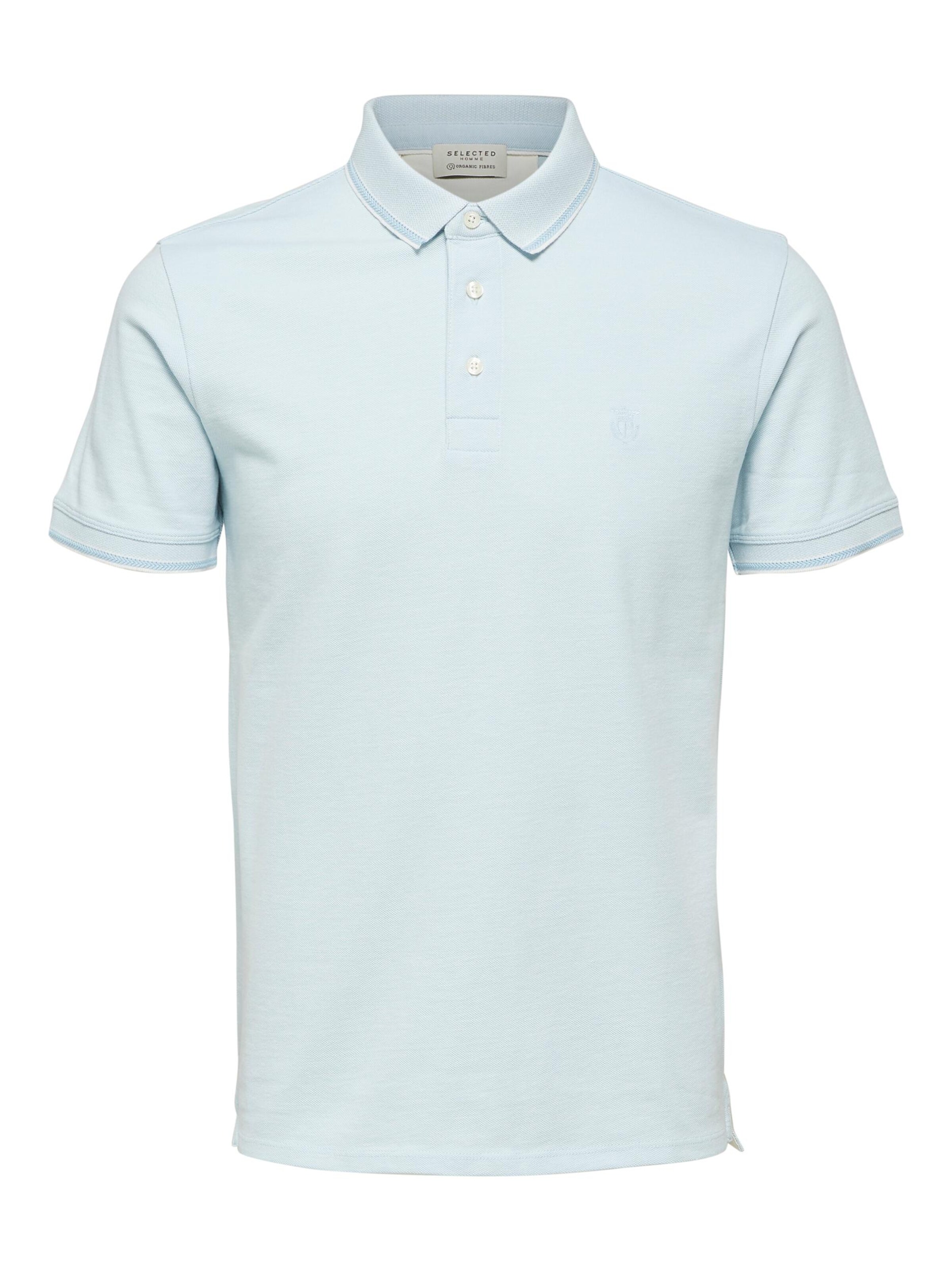 Männer Shirts SELECTED HOMME Polo 'Twist' in Opal - DW16520 Männer Shirts SELECTED HOMME Polo 'Twist' in Opal - DW16520