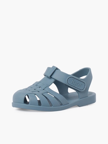 IGOR Beach & Pool Shoes in Blue: front