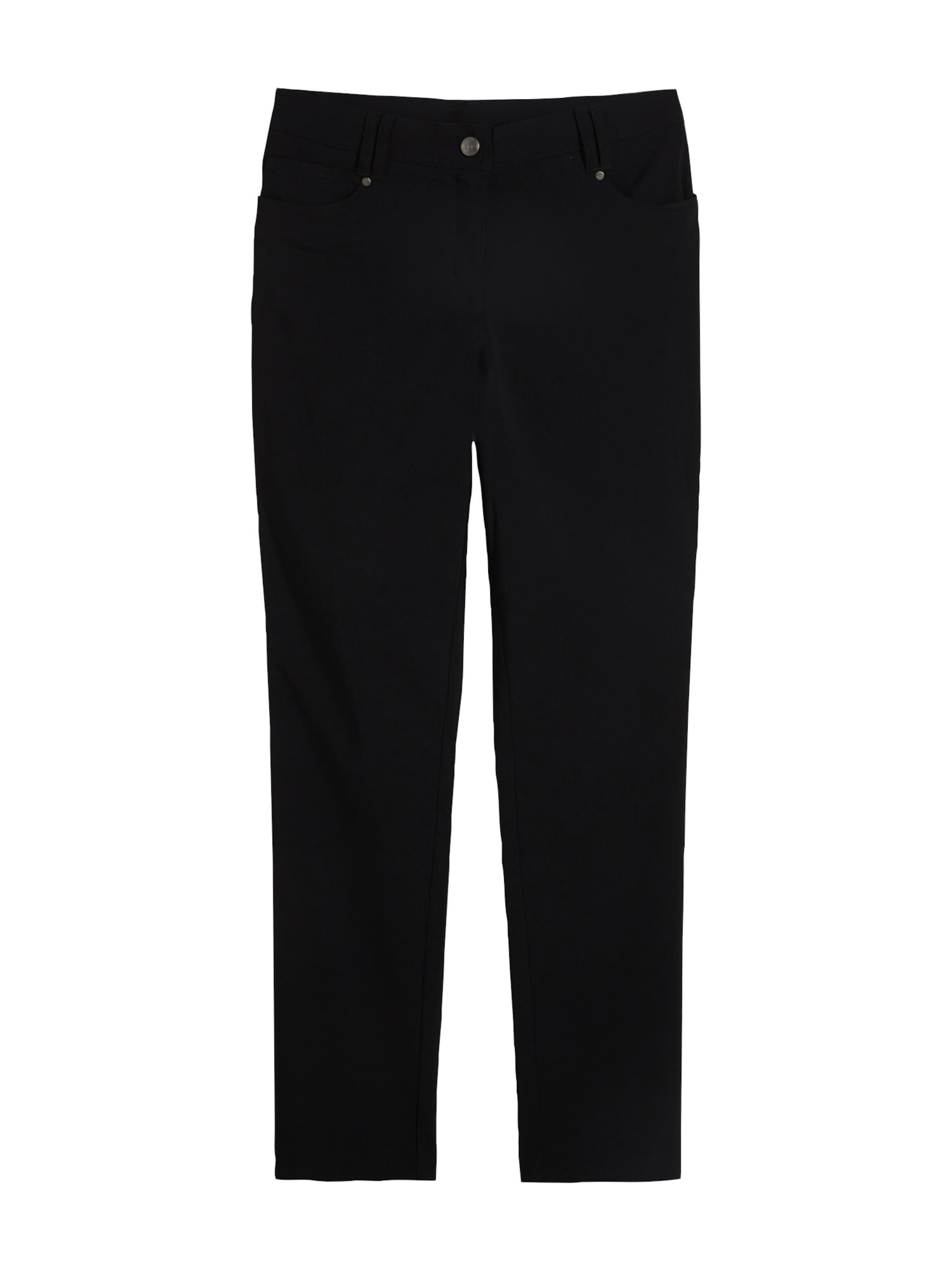 bonprix Regular Hose in Schwarz: Vorderseite