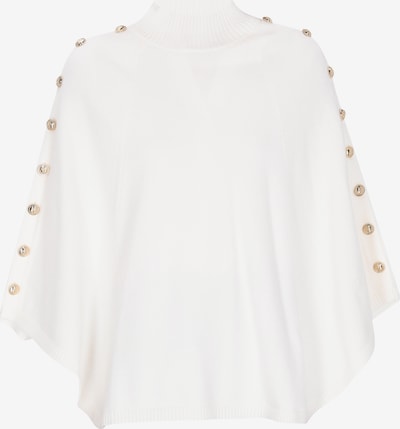 DreiMaster Klassik Pončo 'Klassik', krāsa - balts, Preces skats