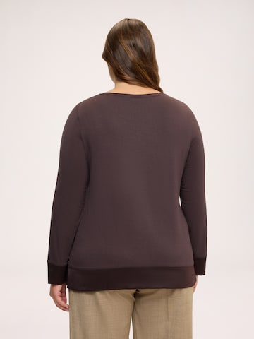T-shirt Fiorella Rubino en marron