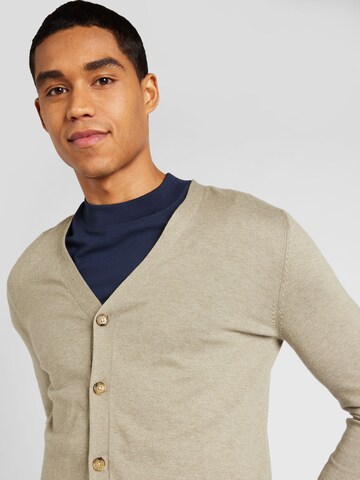 SELECTED HOMME Knit Cardigan 'BERG' in Grey