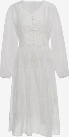 Usha Dress in White: front