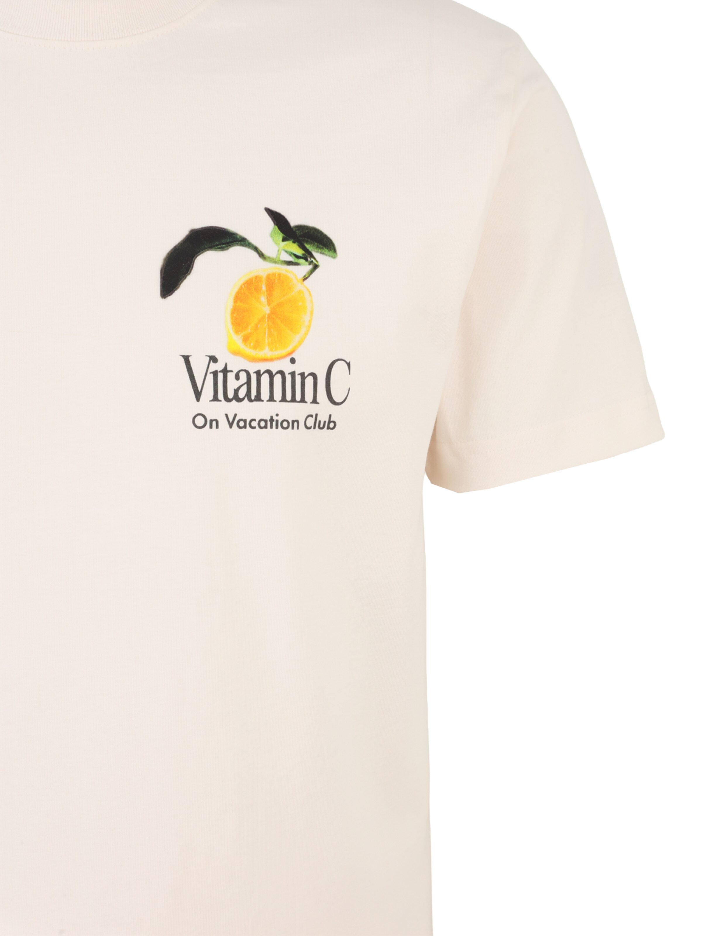 On Vacation Shirt 'Vitamin C' in Beige