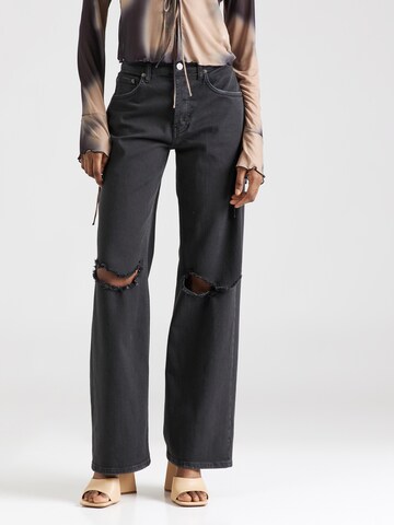 Dondup Loosefit Jeans 'Jacklyn' in Zwart: voorkant