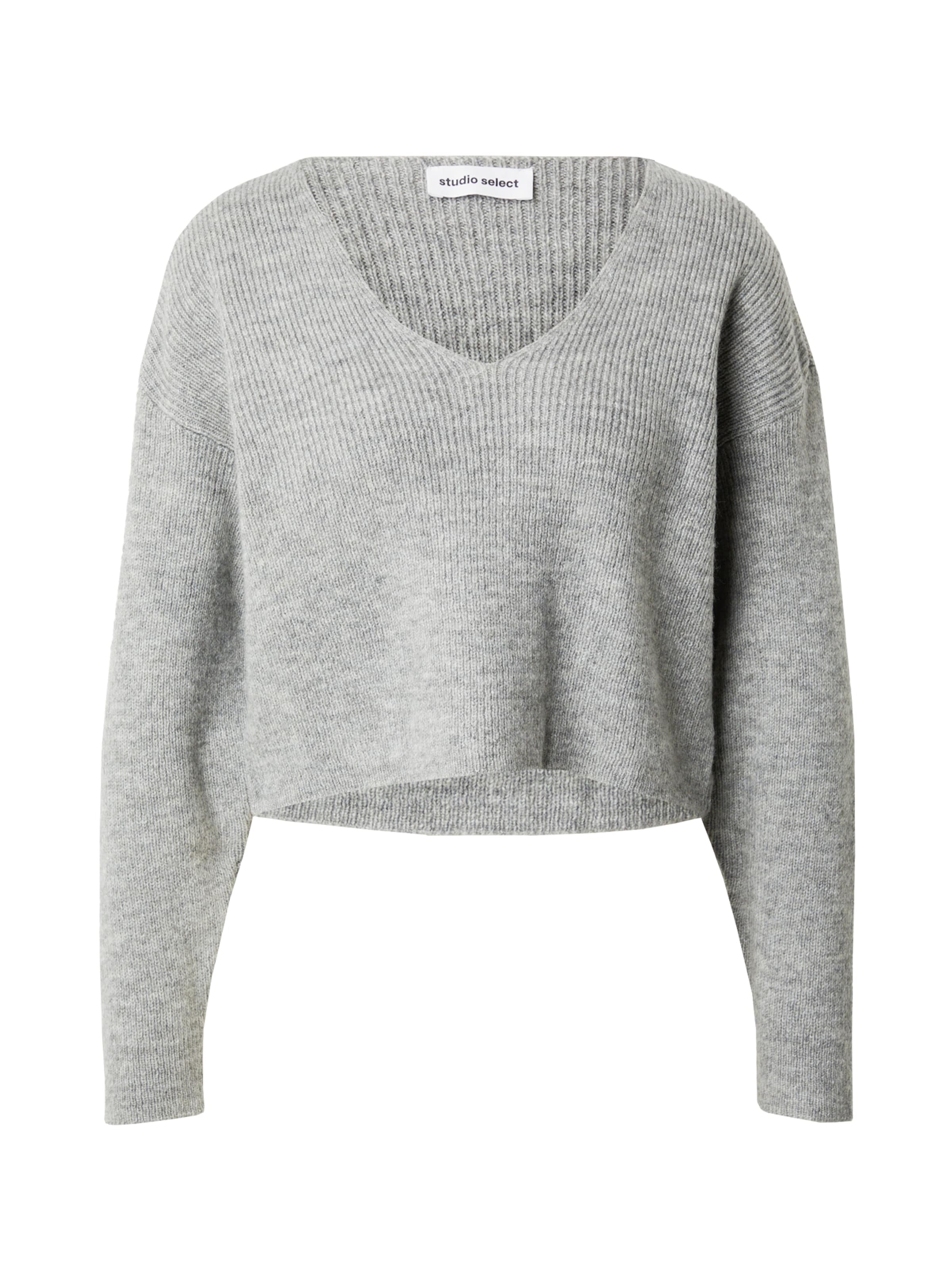 studioselect - Pullover 'Felice' em cinzento: frente