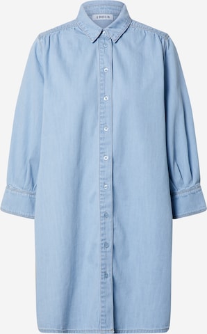 EDITED Shirt Dress 'Siena' in Blue: front