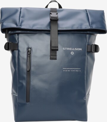 STRELLSON Backpack in Blue: front