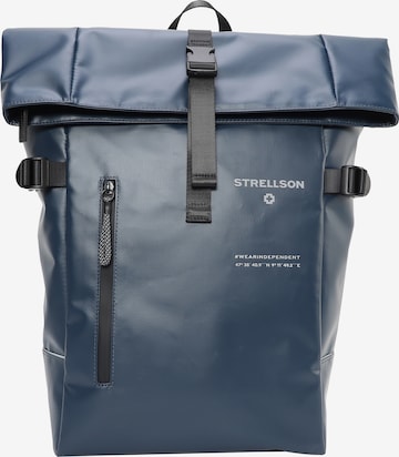 STRELLSON Backpack in Blue: front
