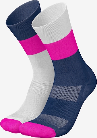 INCYLENCE Sportsocken 'MIRRORED' in Pink: Vorderseite