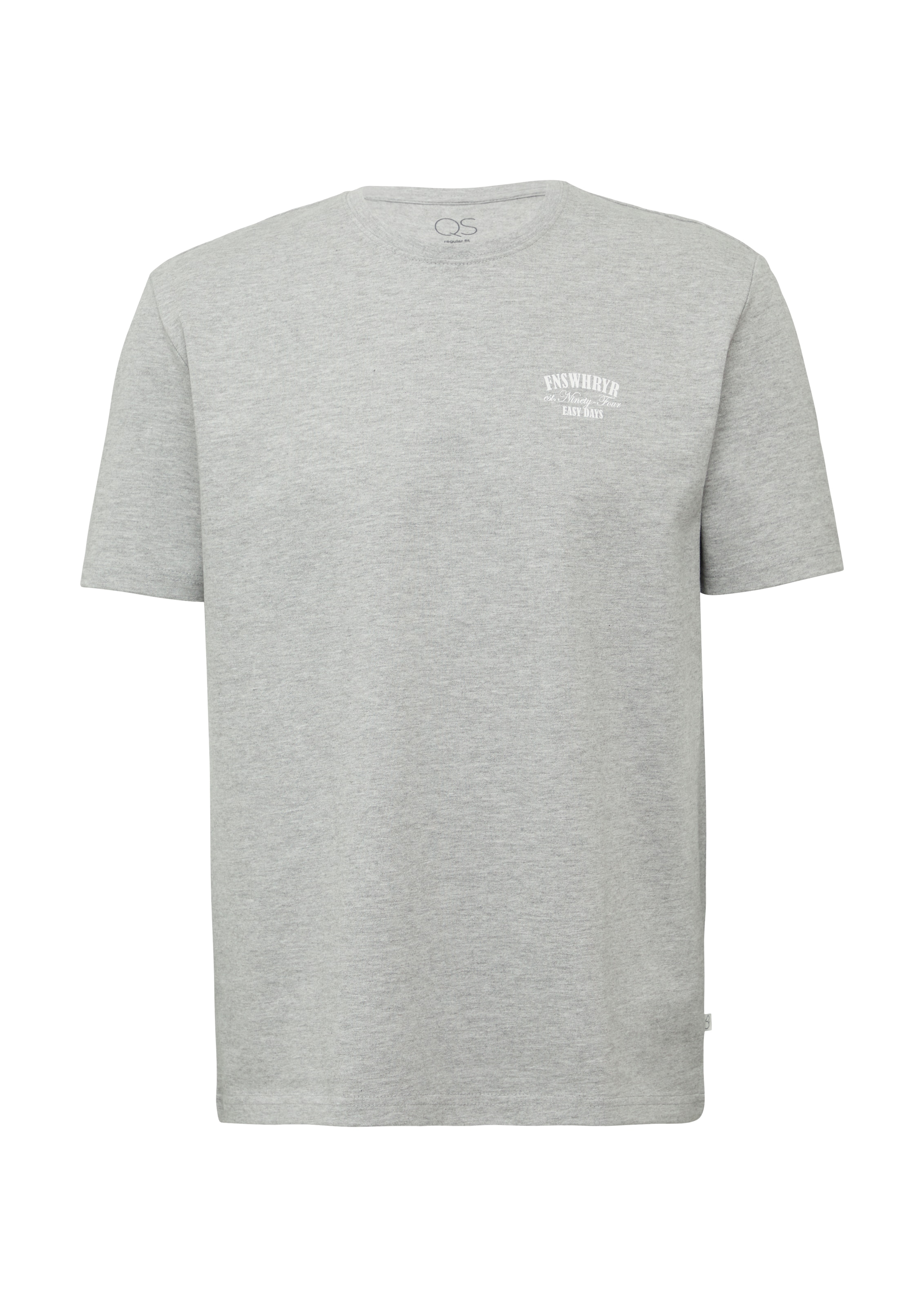 QS T-Shirt in Grau: Vorderseite