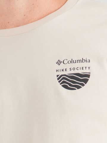 COLUMBIA Funkční tričko 'Hike Society™' – šedá
