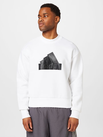 ADIDAS SPORTSWEAR Athletic Sweatshirt 'Future Icons' in White: front