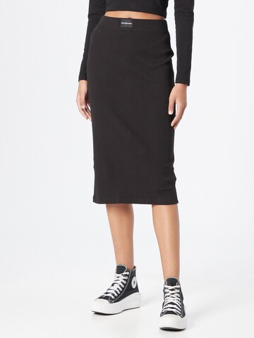 Calvin Klein Jeans Skirt in Black: front