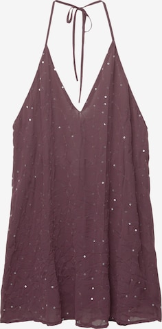 Abito da cocktail di Pull&Bear in rosso: frontale