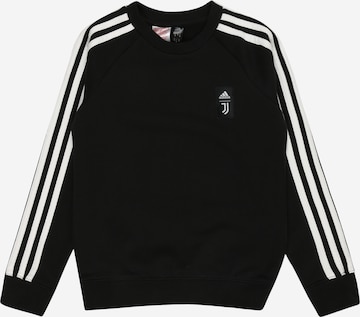 ADIDAS PERFORMANCE Athletic Sweatshirt 'JUVE' in Black: front