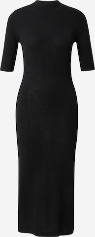 Calvin KleinPletena haljina - crna boja: prednji dio