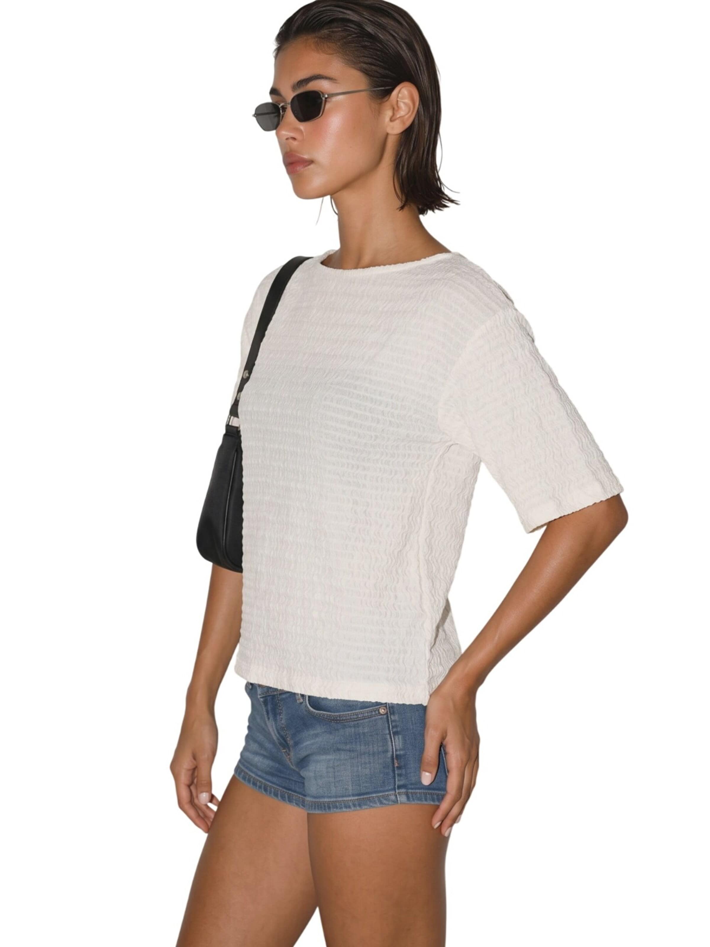 Alexa Dash Blouse in Beige
