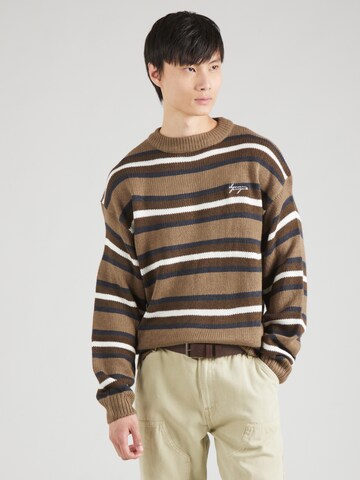 Pull-over Denim Project en marron : devant