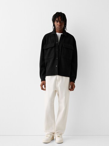 Bershka Between-Season Jacket in Black