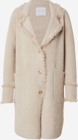 RINO & PELLE Вязаное пальто 'Catena' в Бежевый: спереди