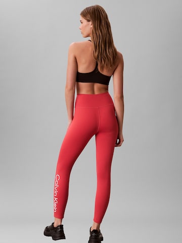 Calvin Klein Sport Skinny Sportbroek in Rood