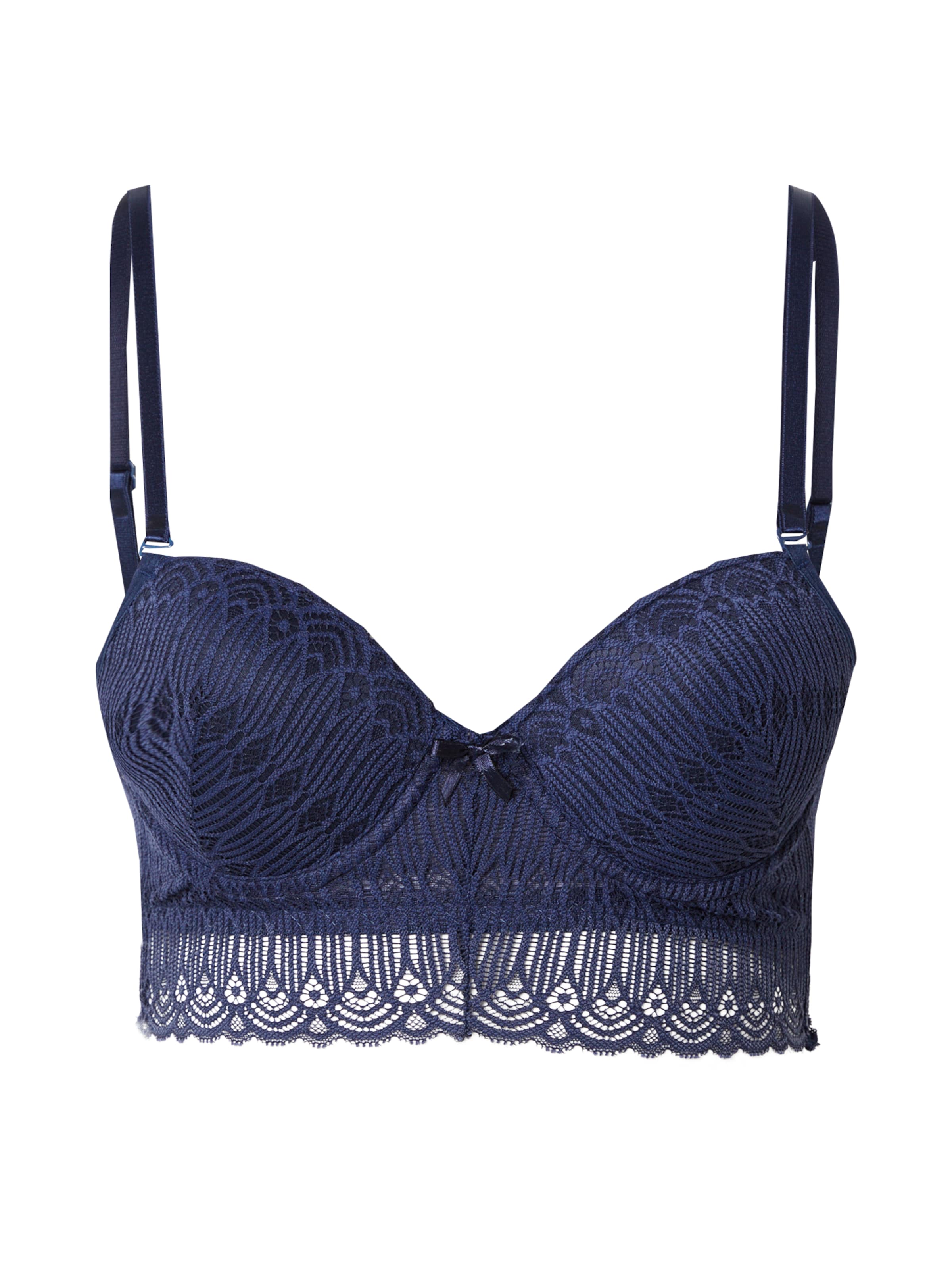 Bustieră Sutien de la Trendyol pe albastru: față