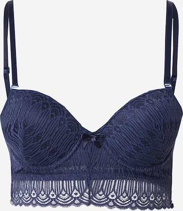Trendyol Bustier Rintaliivi värissä sininen: etupuoli