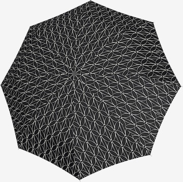 Doppler Umbrella 'Fiber Flex' in Black: front