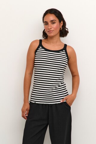 Kaffe Top 'Amanda' in Black: front