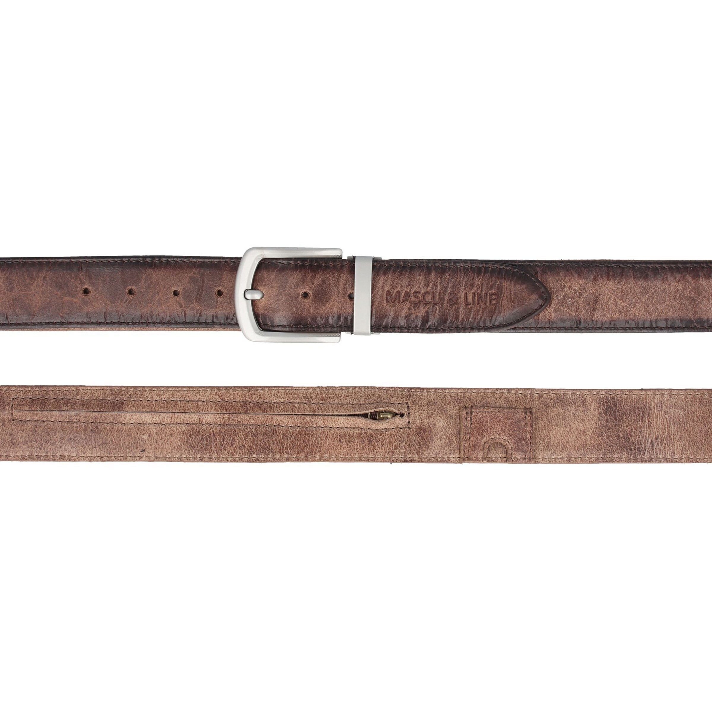 Greenland Nature Riem 'Mascu & Line' in Bruin