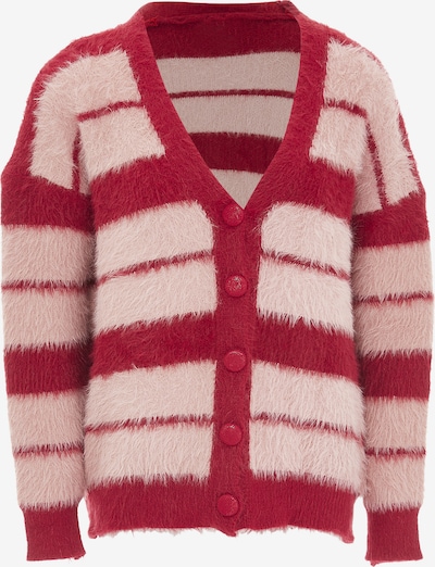 swirly Knit cardigan in Pink / Melon, Item view