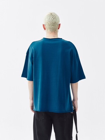 T-Shirt 'Euless' VAMOS CLO en bleu