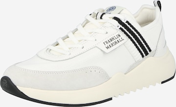 FRANKLIN & MARSHALL Sneakers 'ALPHA HOLES' in White: front