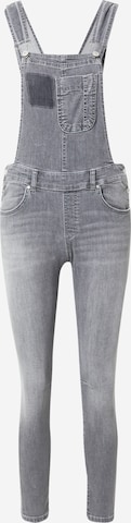 Jeans con pettorina 'Carmin' di LTB in grigio: frontale