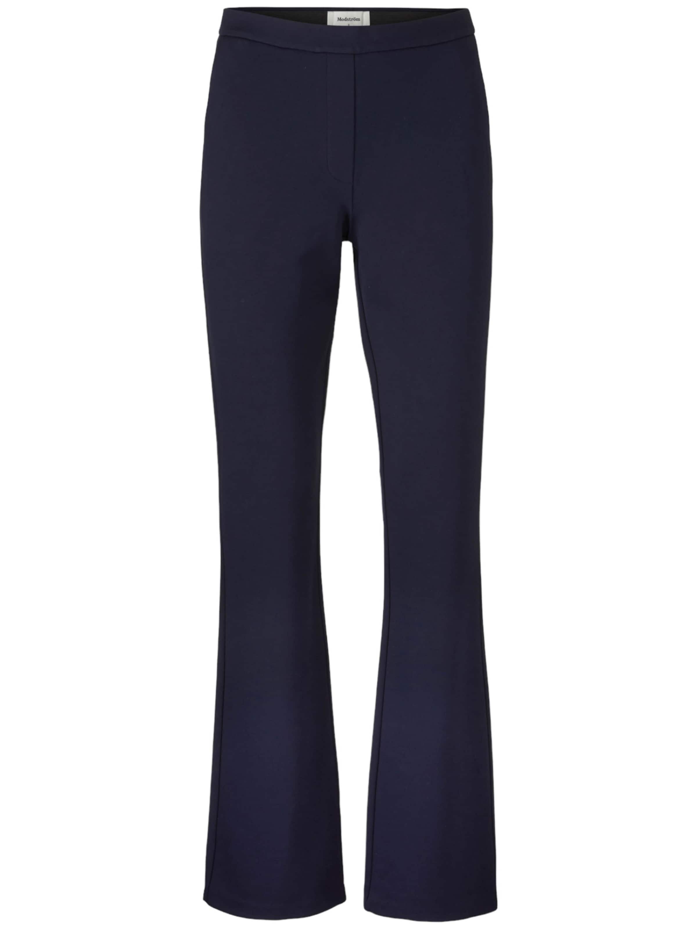 modström Flared Hose 'Tanny' in Blau: Vorderseite