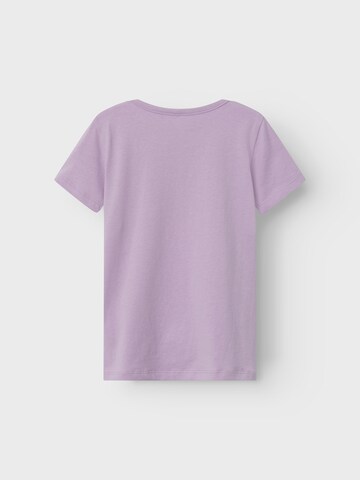 NAME IT Shirt 'ARNA HAPPY' in Purple