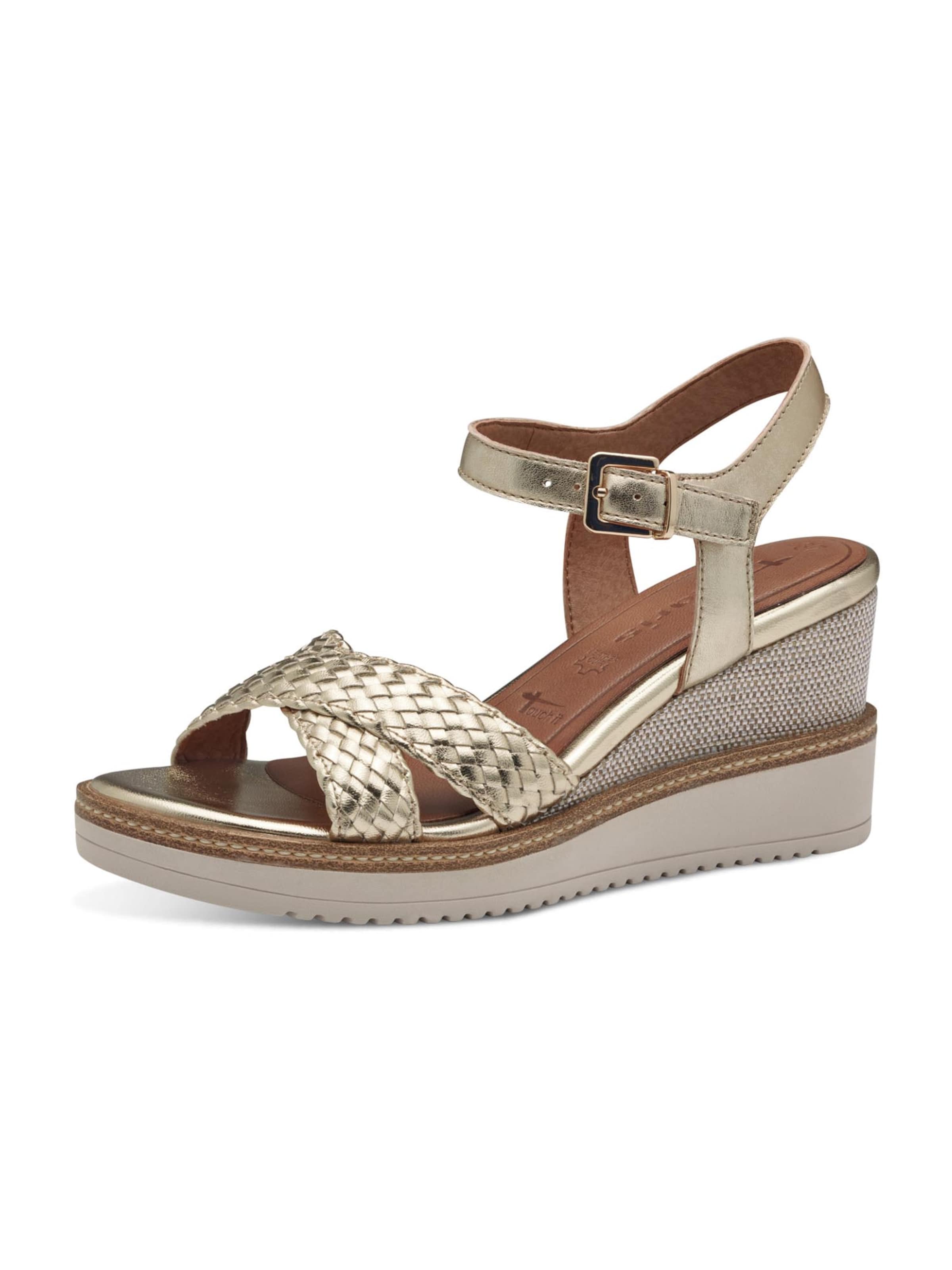 Tamaris Sandaal 'ALIS' in Goud: voorkant