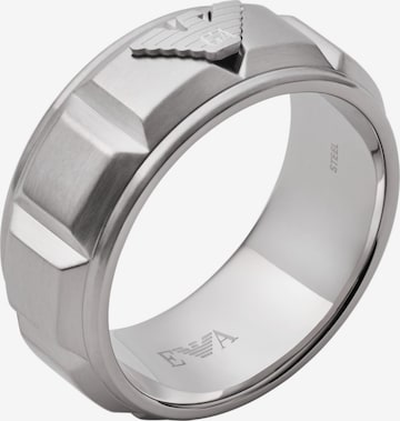 Emporio Armani Ring in Silver: front
