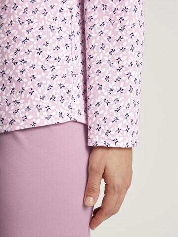 CALIDA Pyjama 'Midnight Flowers'‌‌‌‌‌‌‌ in Lila