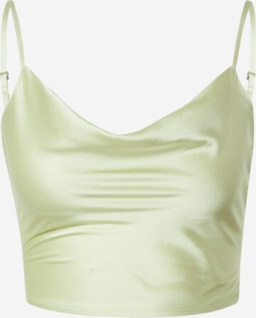 Top di HOLLISTER in verde: frontale